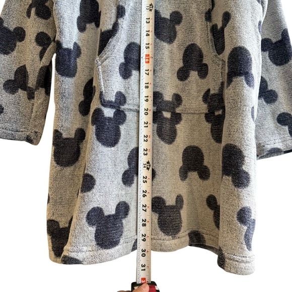 Mickey Mouse‎ Fleece Blue Lounger  Hoodie Gown Sleepwear Pajama Size XL #C - Picture 4 of 9